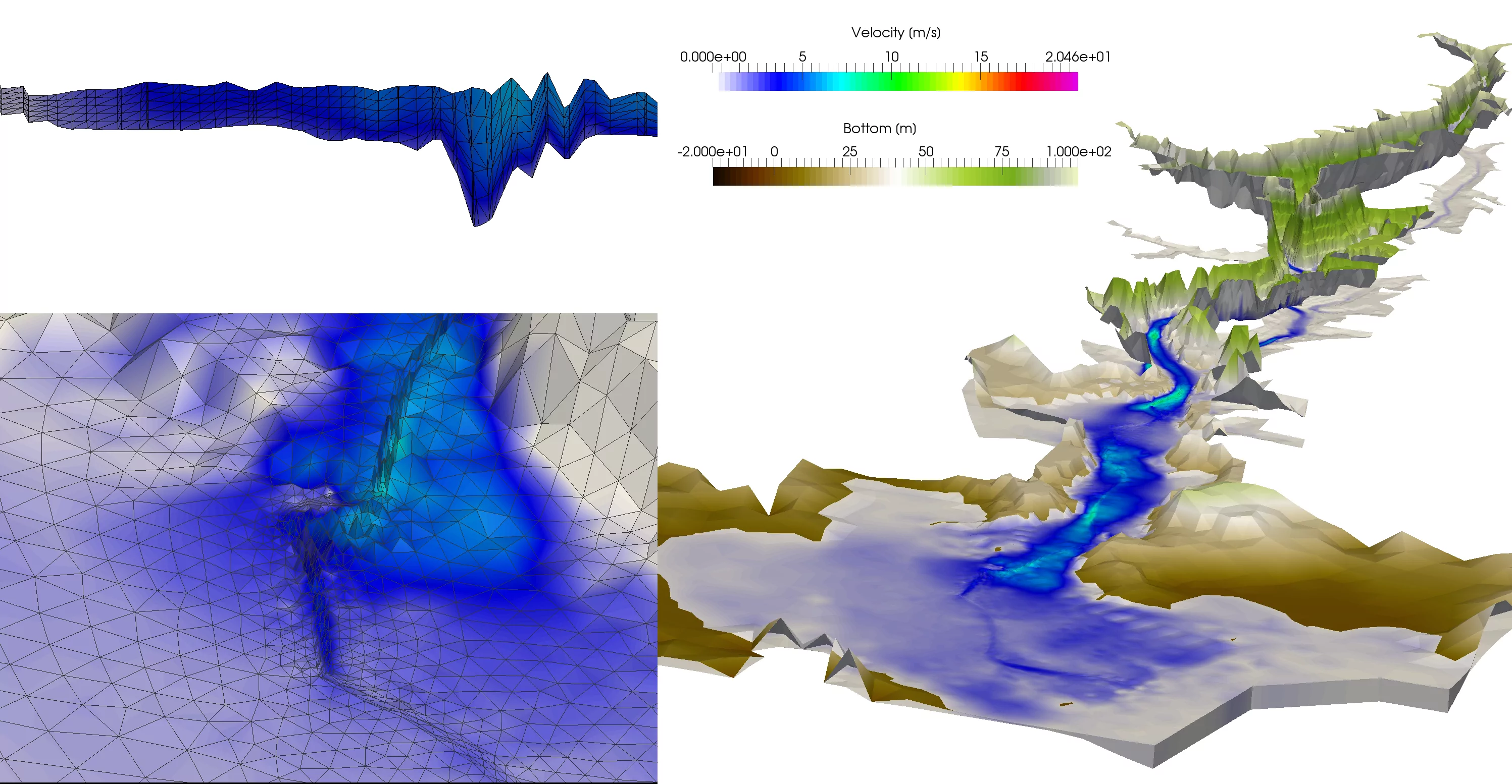A 3D rendering of some kind of river.
